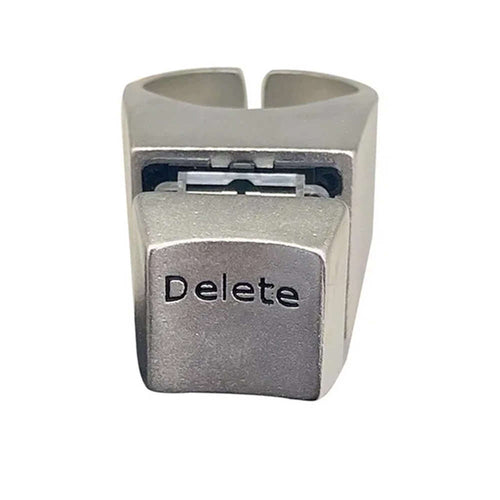 Boogzel Apparel Delete Chunky Ring