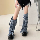 Boogzel Apparel Denim Leg Warmers, view 3