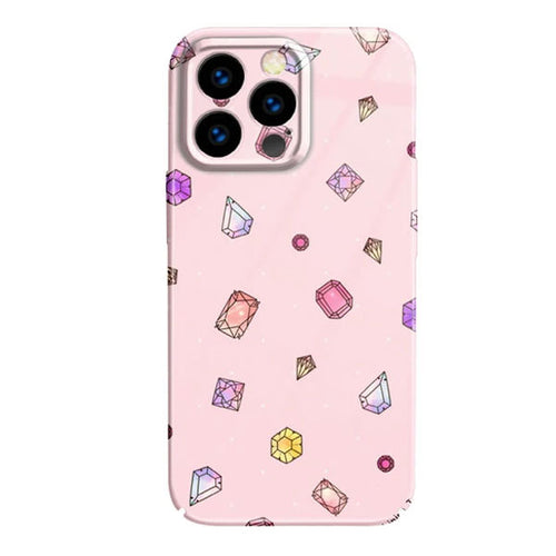 Boogzel Apparel Diamonds Print iPhone Case