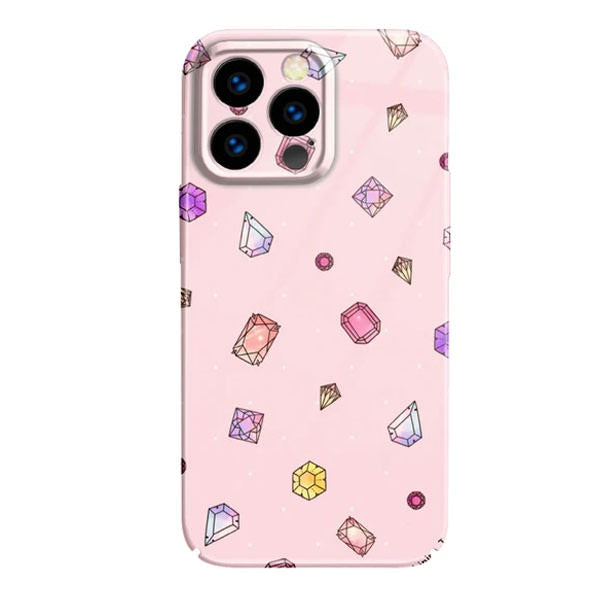 Boogzel Apparel Diamonds Print iPhone Case
