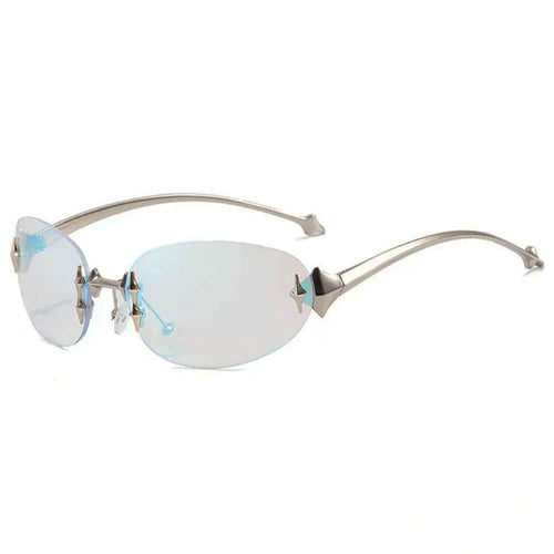 Boogzel Apparel Digital Stardust Oval Sunglasses