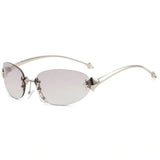 Boogzel Apparel Digital Stardust Oval Sunglasses, view 3