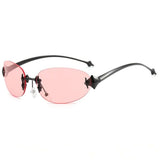 Boogzel Apparel Digital Stardust Oval Sunglasses, view 4