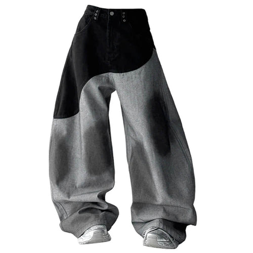 Boogzel Apparel Distorted Mood Wide Leg Jeans
