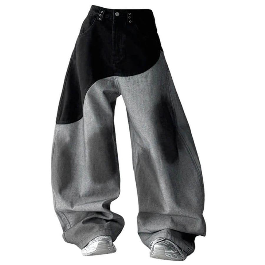 Boogzel Apparel Distorted Mood Wide Leg Jeans