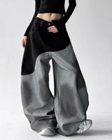 Boogzel Apparel Distorted Mood Wide Leg Jeans, view 2