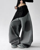 Boogzel Apparel Distorted Mood Wide Leg Jeans, view 3