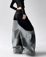 Boogzel Apparel Distorted Mood Wide Leg Jeans, view 4
