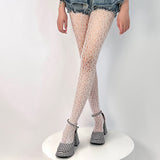 Boogzel Apparel Diva Aesthetic Mesh Tights, view 3