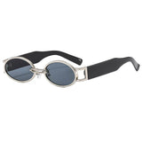 Boogzel Apparel Diva Diary Oval Sunglasses, view 5