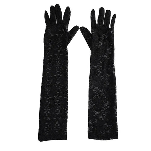 Boogzel Apparel Diva Lace Long Gloves