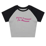 Boogzel Apparel Divine Feminine Baby Tee, view 3