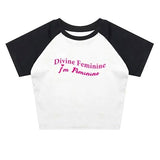 Boogzel Apparel Divine Feminine Baby Tee, view 4
