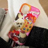Boogzel Apparel Dog & Desserts iPhone Case, view 3