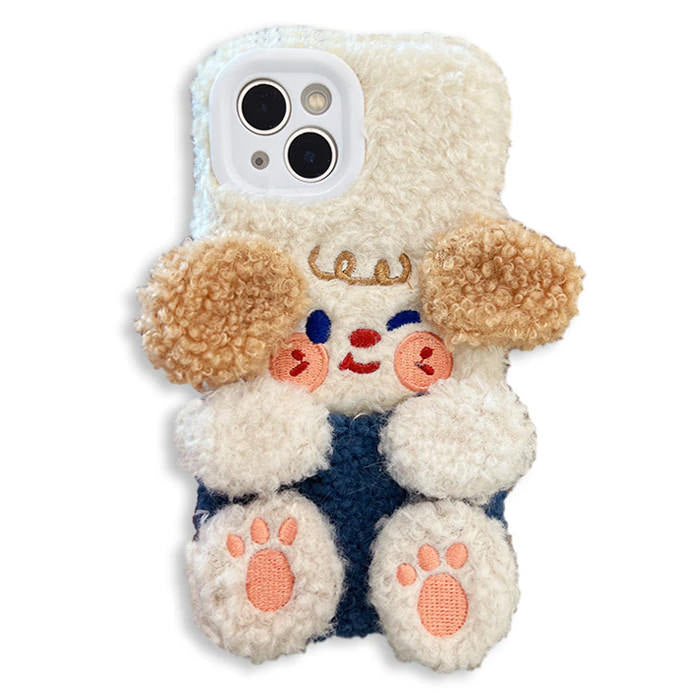 Boogzel Apparel Dog Fuzzy iPhone Case
