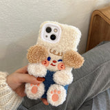 Boogzel Apparel Dog Fuzzy iPhone Case, view 4