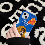 Boogzel Apparel Dog & Pizza iPhone Case, view 2