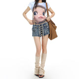 Boogzel Apparel Doll Face Print T-Shirt, view 6