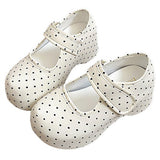 Boogzel Apparel Dollcore Polka Dot Mary Jane Platforms, view 3