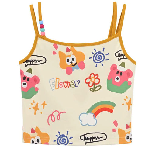 Boogzel Apparel Doodle Graphic Crop Top