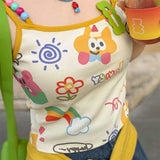 Boogzel Apparel Doodle Graphic Crop Top, view 2