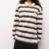Boogzel Apparel Dorm Room Diaries Stripe Rugby Polo, view 6