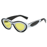 Boogzel Apparel Double Agent Colorblock Sunglasses, view 2