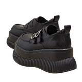 Boogzel Apparel Double Buckle Space Platform Shoes, view 4