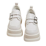 Boogzel Apparel Double Buckle Space Platform Shoes, view 6