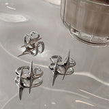 Boogzel Apparel Double Star Aesthetic Ring, view 2