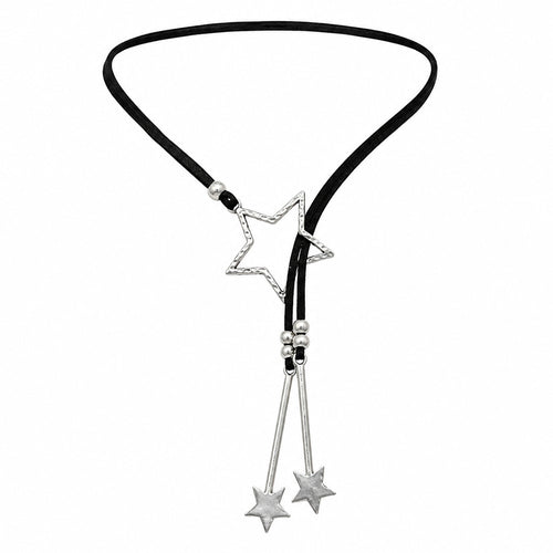 Boogzel Apparel Double Star Cord Necklace