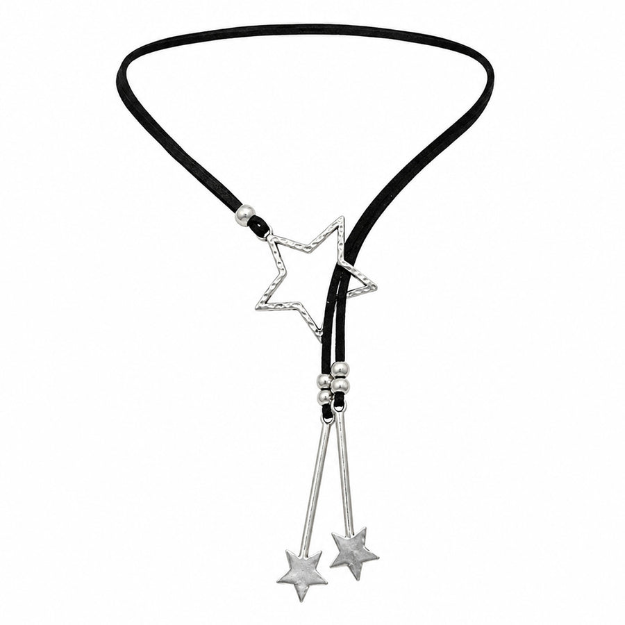 Boogzel Apparel Double Star Cord Necklace