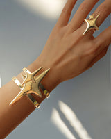 Boogzel Apparel Double Star Ring & Bracelet Set, view 2
