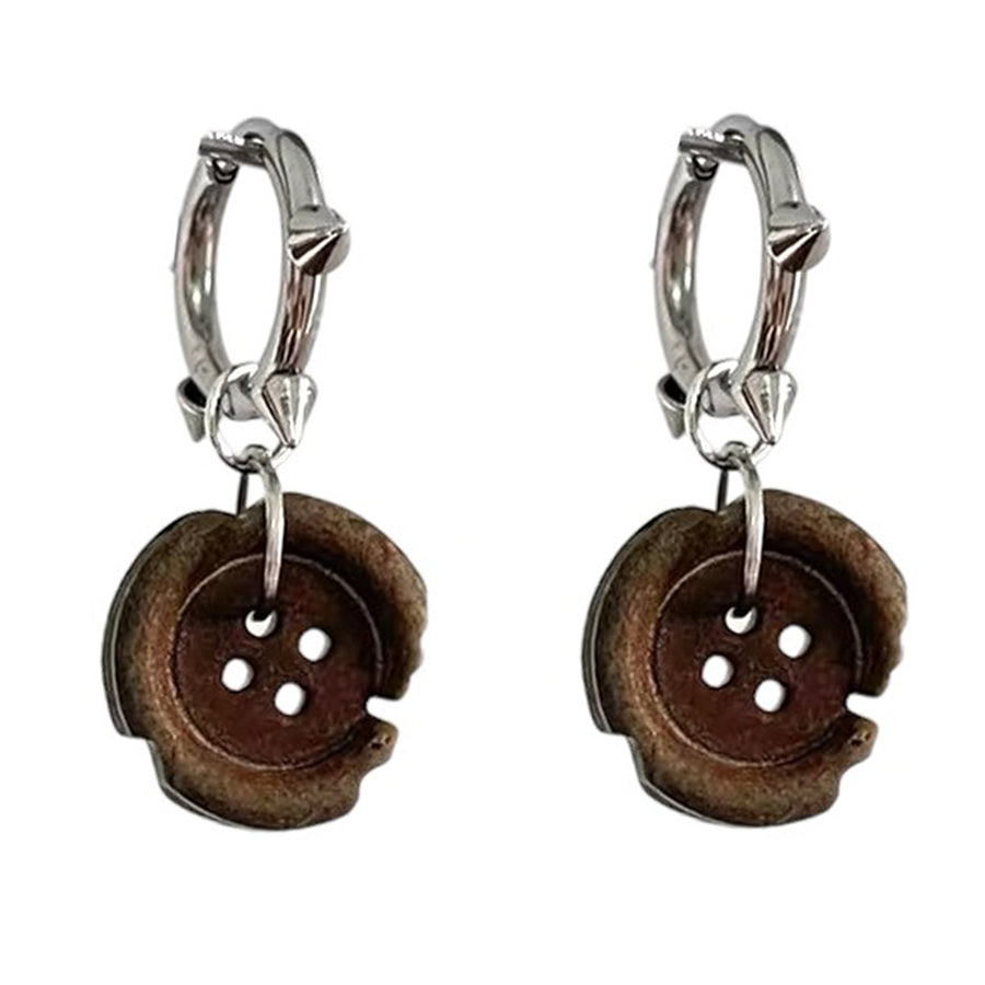 Boogzel Apparel Downtown Girl Button Earrings