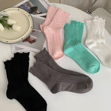 Boogzel Apparel Downtown Girl Destroyed Socks, view 2