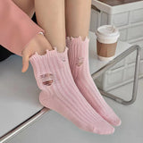 Boogzel Apparel Downtown Girl Destroyed Socks, view 4