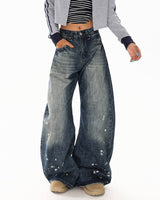 Boogzel Apparel Downtown Girl Distressed Baggy Jeans, view 2