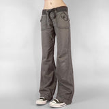 Boogzel Apparel Downtown Girl Drawstring Denim Pants, view 3