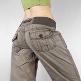 Boogzel Apparel Downtown Girl Drawstring Denim Pants, view 4