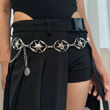 Boogzel Apparel Downtown Girl Star Chain Belt, view 2