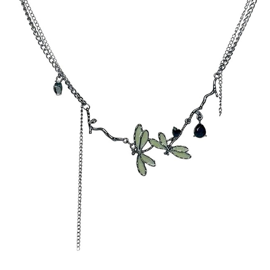 Boogzel Apparel Dragonfly Choker Necklace