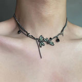 Boogzel Apparel Dragonfly Choker Necklace, view 4