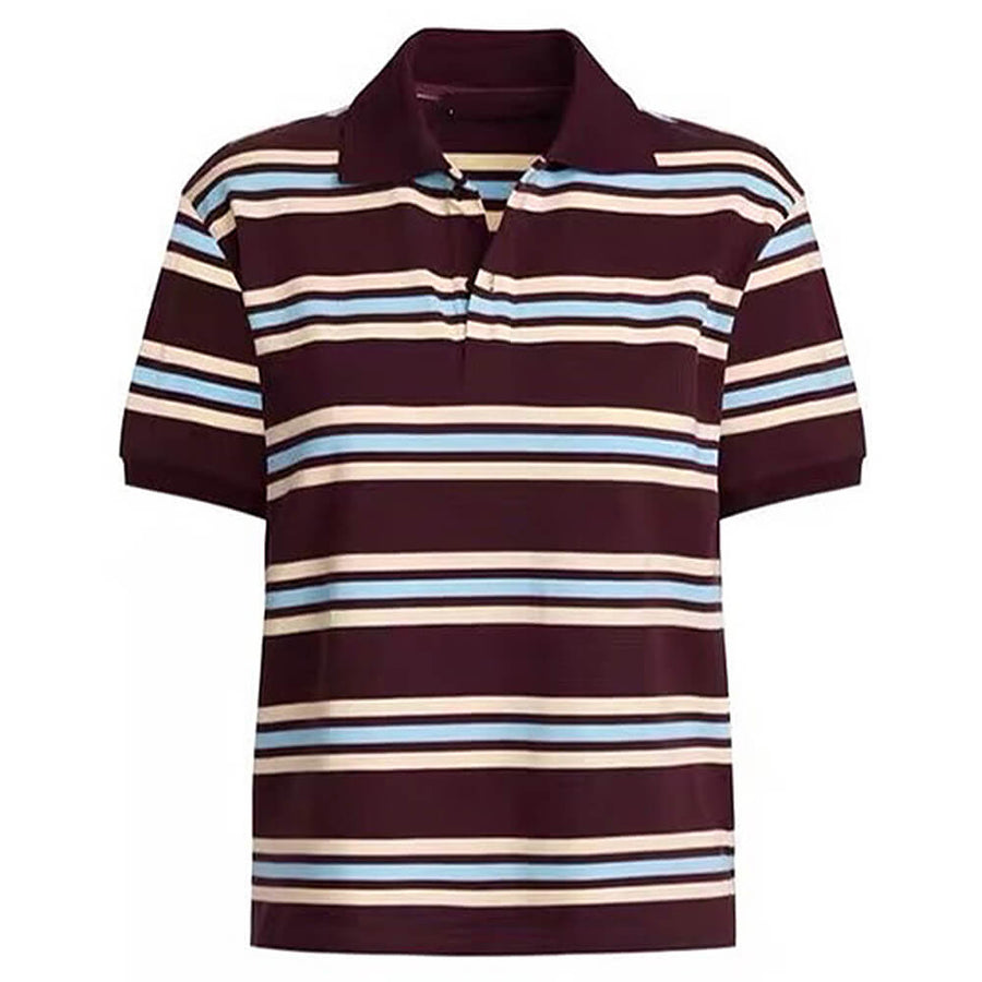 Boogzel Apparel Drama Dealer Striped Polo Shirt