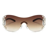 Boogzel Apparel Drama Queen Shield Sunglasses, view 4