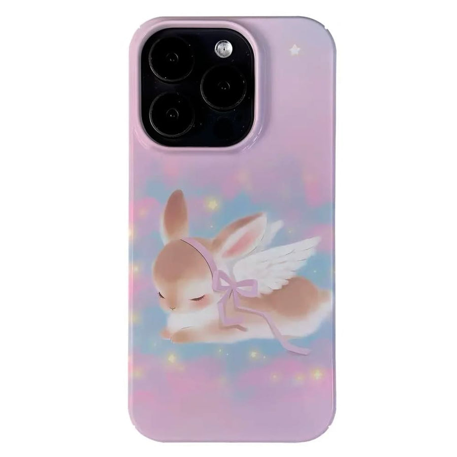 Boogzel Apparel Dreamcore Angel Bunny iPhone Case