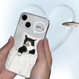 Boogzel Apparel Dreaming Cat iPhone Case, view 2
