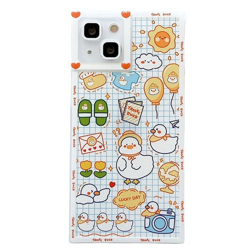 Boogzel Apparel Duck Square iPhone Case