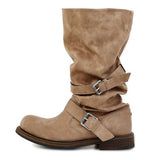 Boogzel Apparel Dusty Road Mid-Calf Buckle Boots, view 3