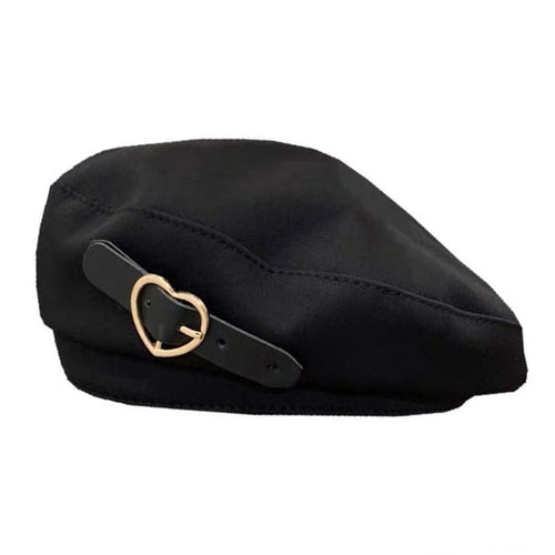 Boogzel Apparel E-girl Heart Buckle Beret