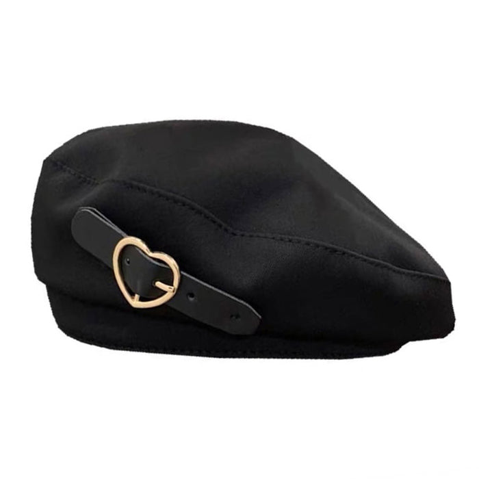 Boogzel Apparel E-girl Heart Buckle Beret